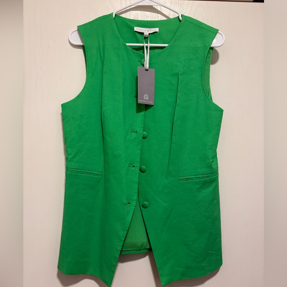 Preston & York Vibrant Green Top